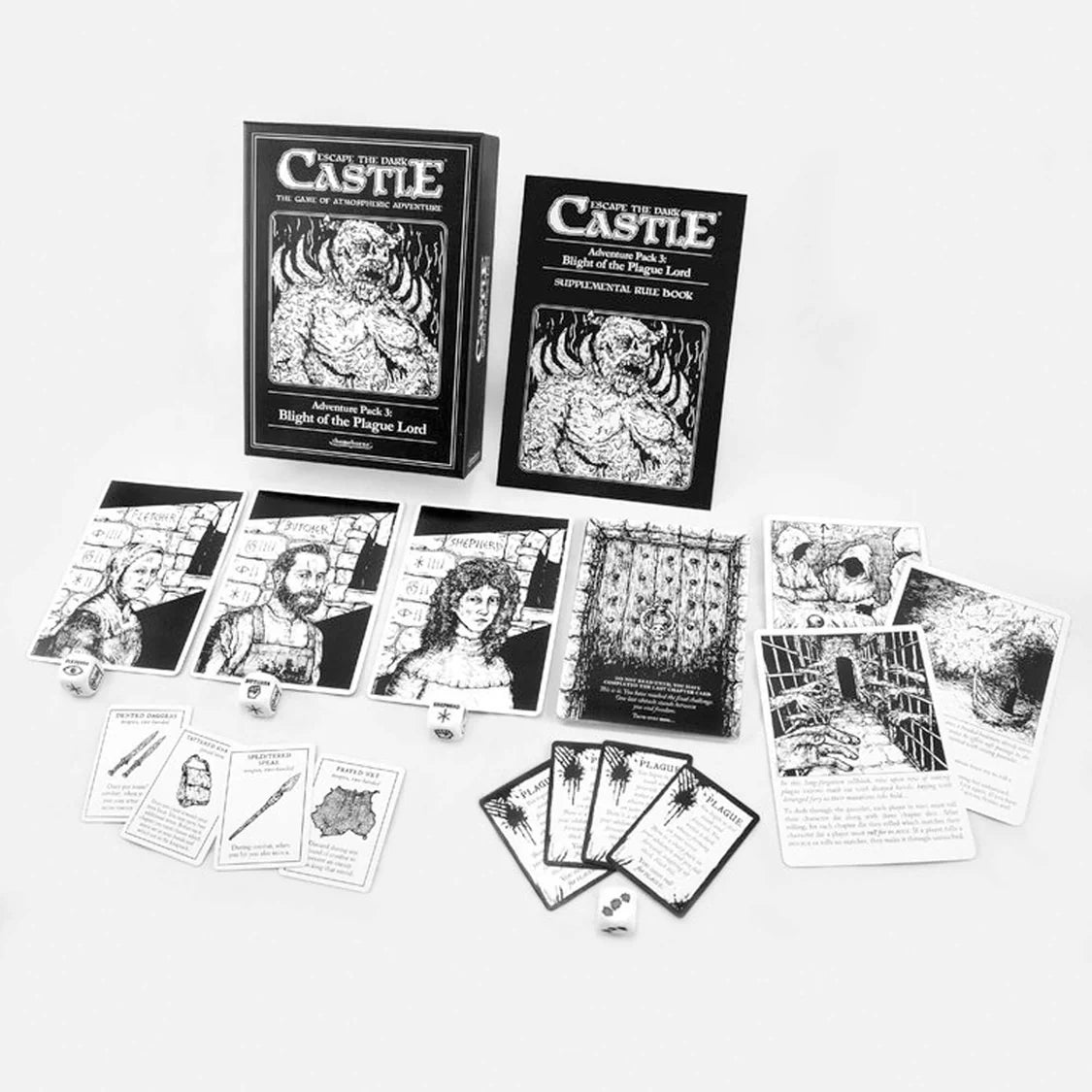 Adventure Pack 3: Blight of the Plague Lord: Escape the Dark Castle 2 - Tabletop Gaming