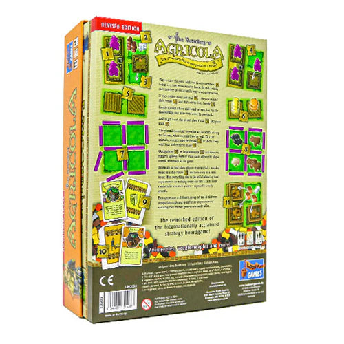 Agricola Board Game Back - Tabletop Gaming