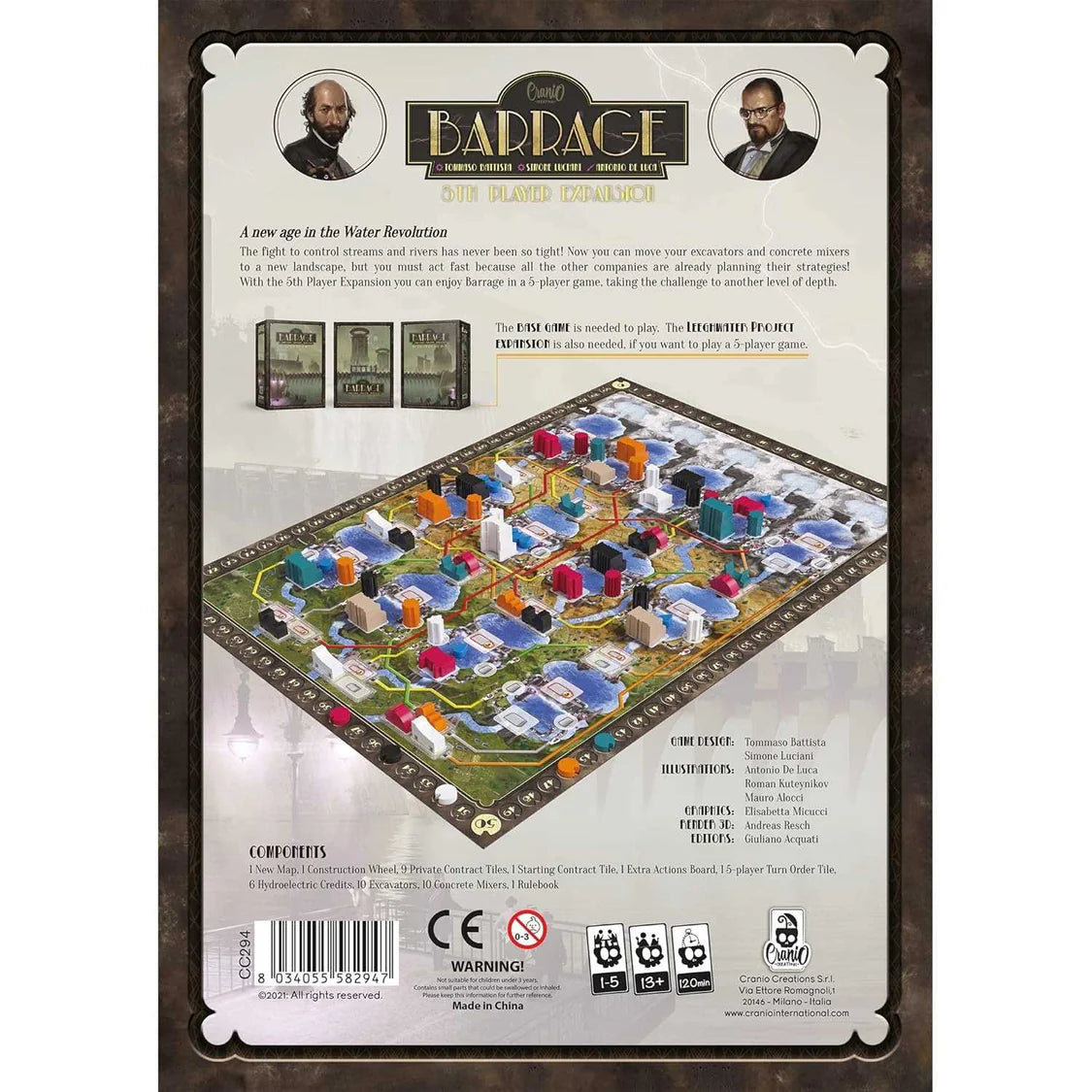 Barrage: 5th Player Expansion-Tabletop Gaming