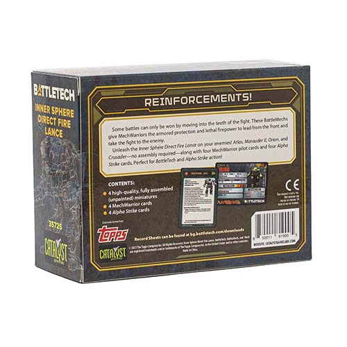 BattleTech-Inner-Sphere-Direct-Fire-Lance-Tabletop Gaming