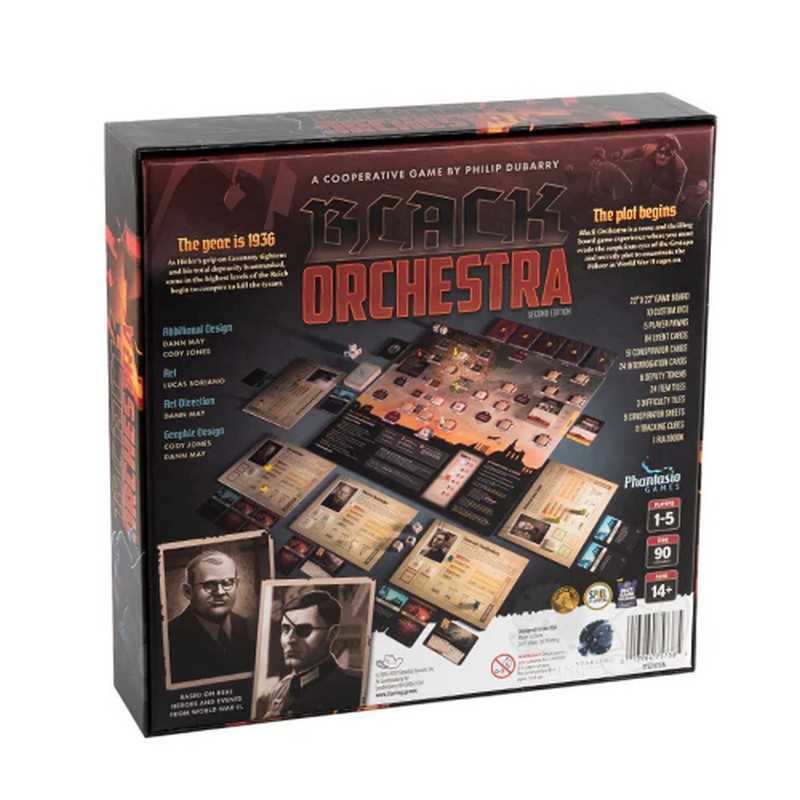 Black Orchestra Board Game Contents - Tabletop Gaming