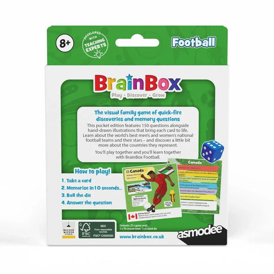 Brainbox Pocket - International Football-Tabletop Gaming