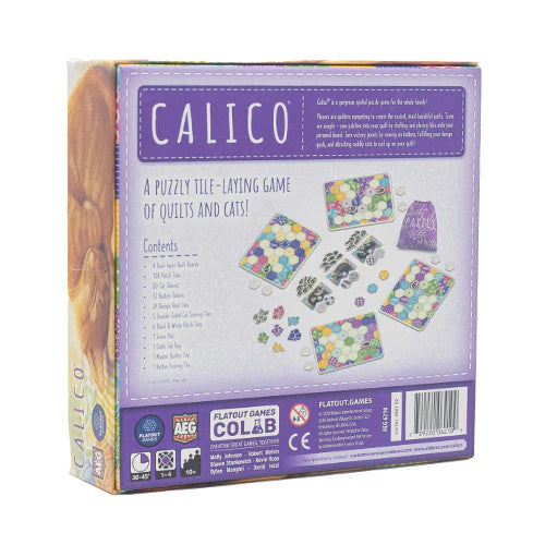 Calico Board Game Back - Tabletop Gaming