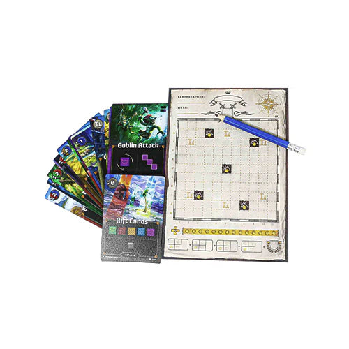 Cartographers A Roll Player Tale Card Game Contents 2 - Tabletop Gaming