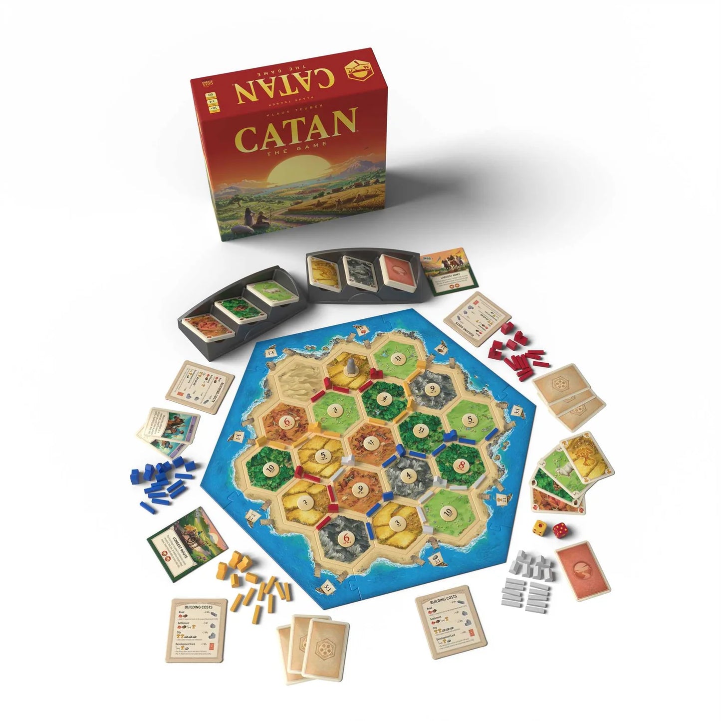 Catan 6th Edition 2025 Board Game Contents 3 - Tabletop Gaming
