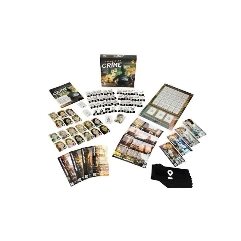 Chronicles of Crime Board Game Contents - Tabletop Gaming