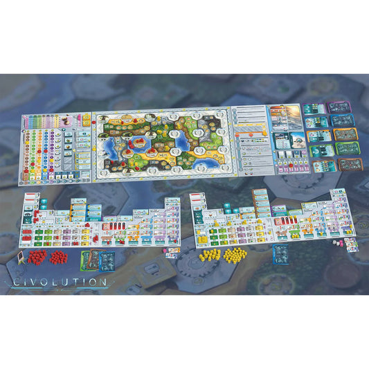 Civolution Board Game Contents 2 - Tabletop Gaming