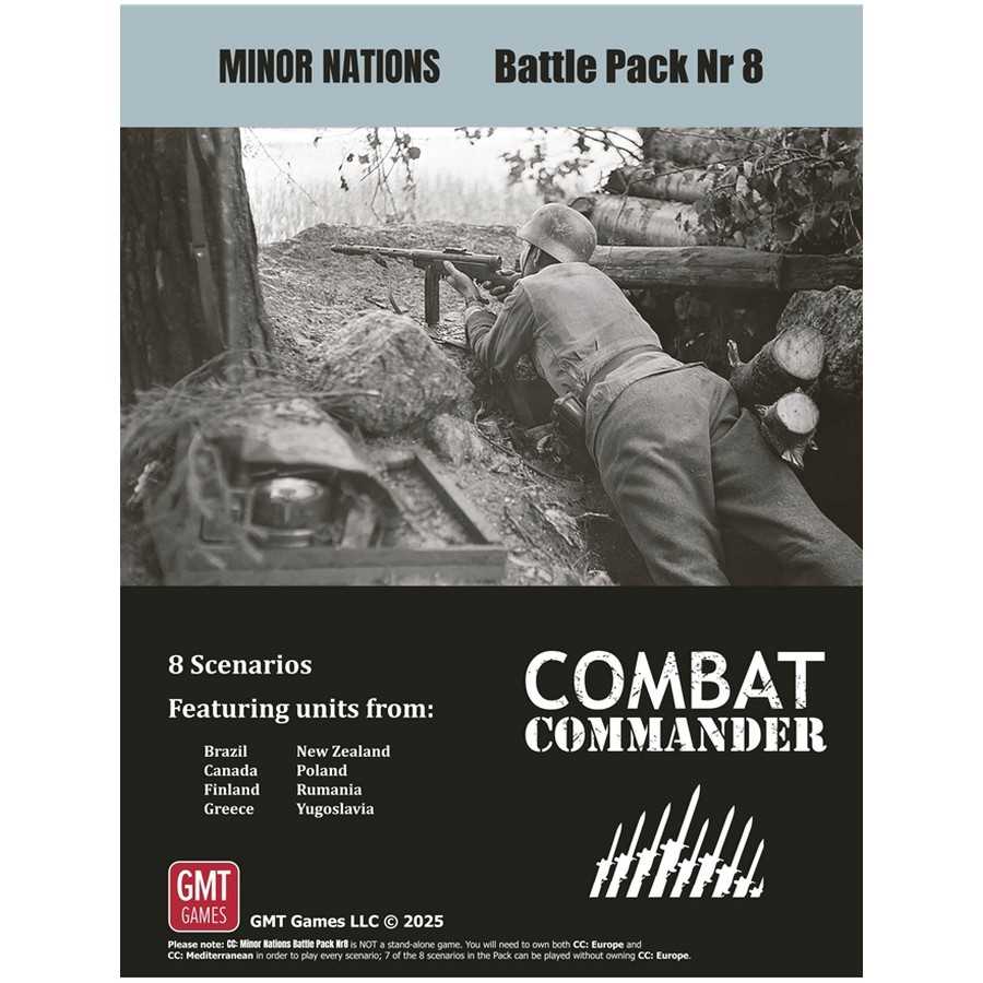Combat Commander Battle Pack 8 Minor Nations -Tabletop Gaming
