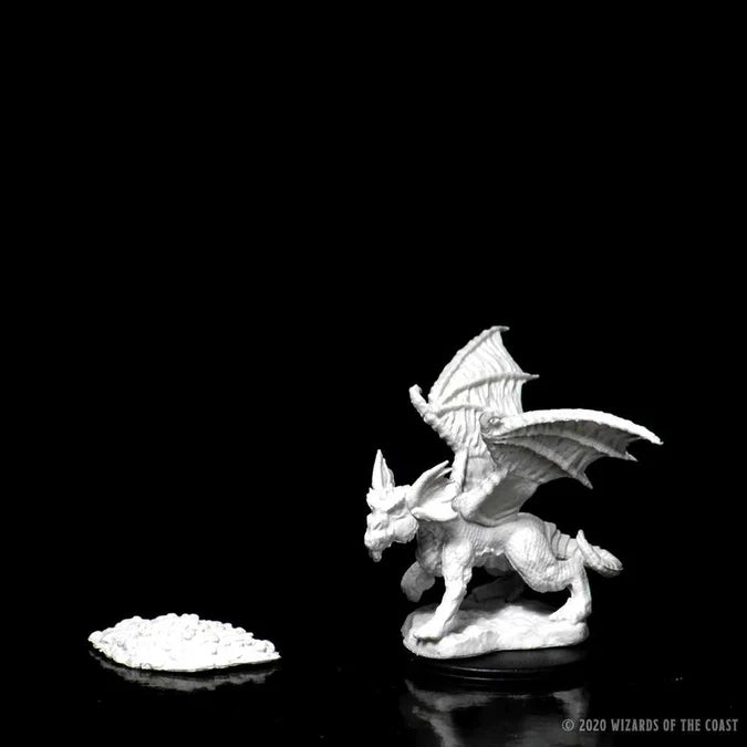 D&D Nolzur's Marvelous Unpainted Miniatures: Blue Dragon Wyrmling 3 - Tabletop Gaming