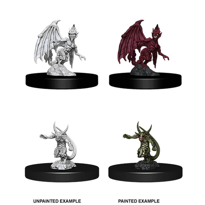 D&D Nolzur's Marvelous Unpainted Miniatures: Quasit & Imp - Tabletop Gaming