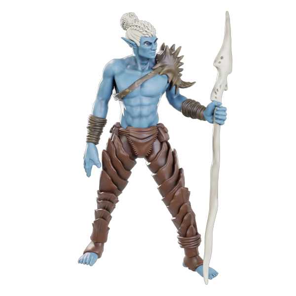 D&D Nolzur's Marvelous Unpainted Miniatures: Sea Elf Leader 2 - Tabletop Gaming