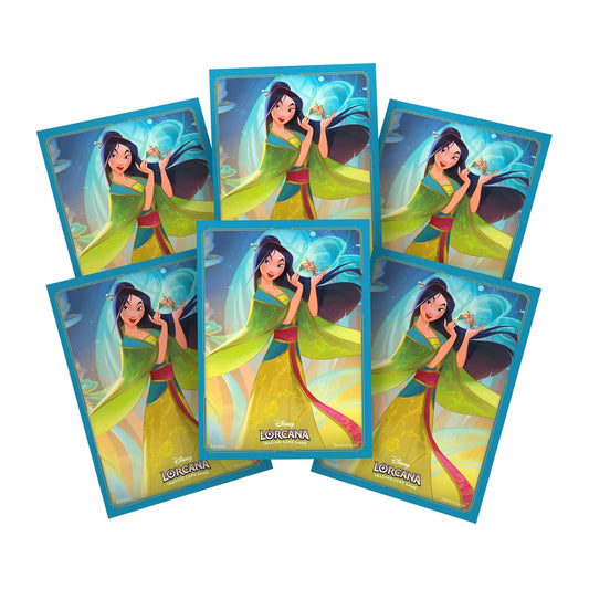 Disney Lorcana TCG - Card Sleeve Pack (65 ctn.) - Mulan - Set 9-Tabletop Gaming