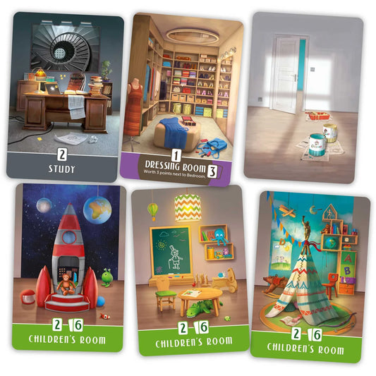 Dream Home Board Game Contents 2 - Tabletop Gaming