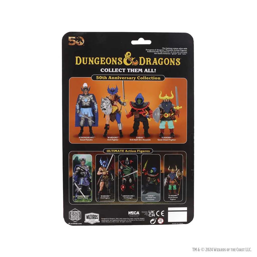 Dungeons & Dragons 7inch Scale Action Figure - Limited 50th Anniversary Edition Elkhorn Figure-Tabletop Gaming