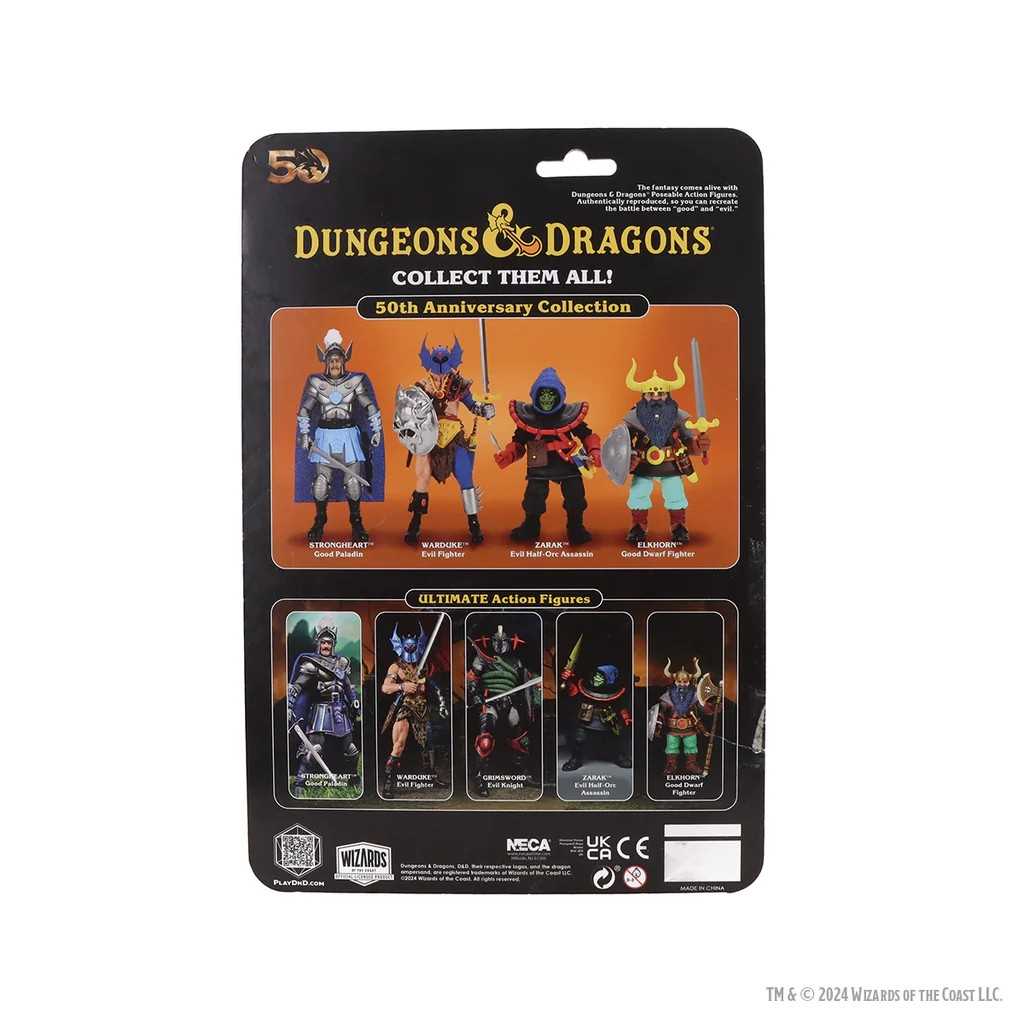 Dungeons & Dragons 7inch Scale Action Figure - Limited 50th Anniversary Edition Zarak Figure-Tabletop Gaming