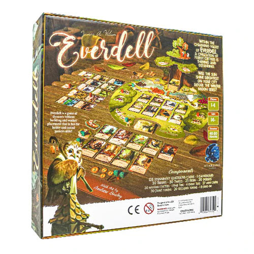 Everdell Board Game Back - Tabletop Gaming