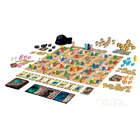 Five Tribes - The Djinns of Naqala Board Game Contents - Tabletop Gaming