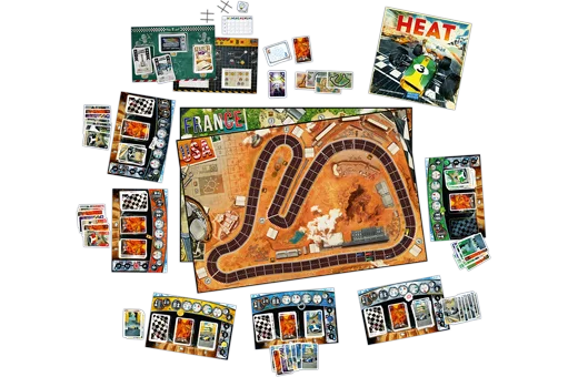 Heat Pedal to the Metal Board Game - Tabletop Gaming