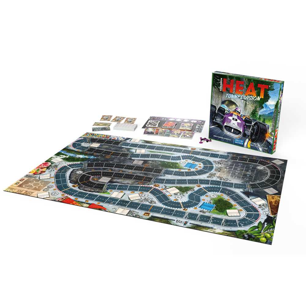 Heat Tunnel Vision Expansion Board Game Contents - Tabletop Gaming