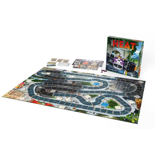 Heat Tunnel Vision Expansion Board Game Contents - Tabletop Gaming