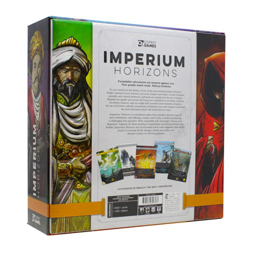 Imperium Horizons Board Game Back - Tabletop Gaming