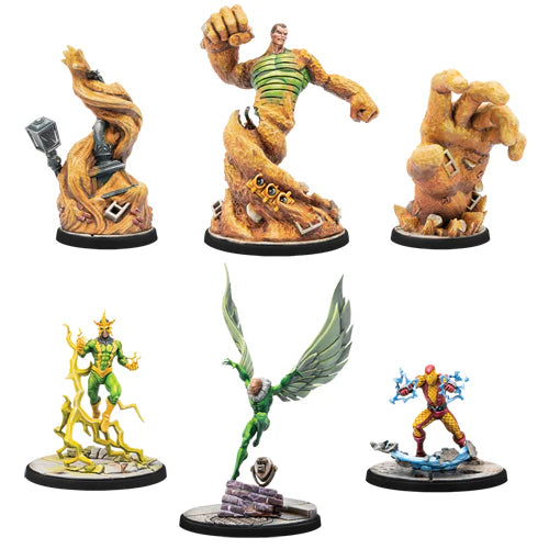 Marvel: Crisis Protocol – Electro & Sandman & Shocker & Vulture- Table Top Gaming