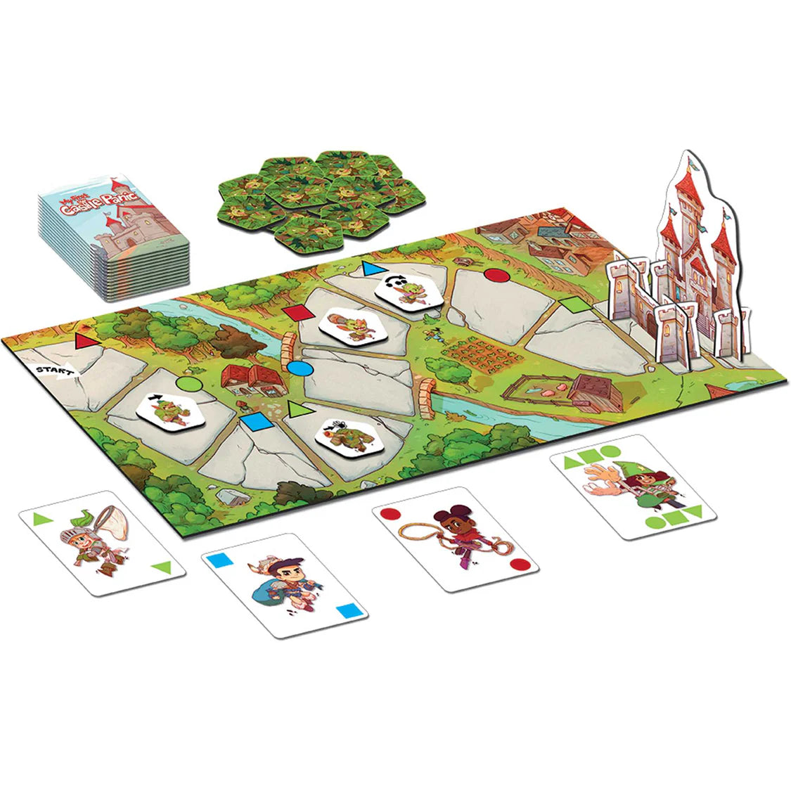 My First Castle Panic Board Game Contents - Tabletop Gaming