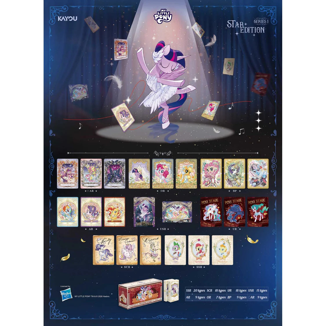 My Little Pony-Friendship Eternal Cards-Star Edition CDU -001A-EMEA-Tabletop Gaming