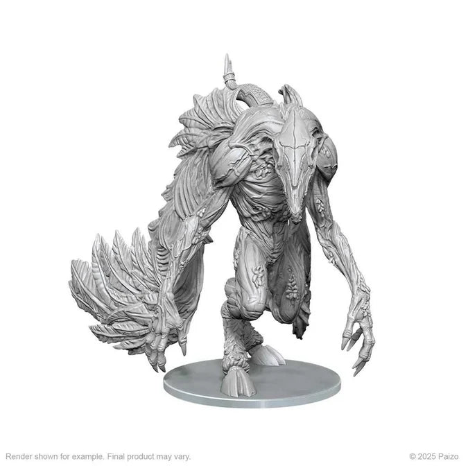 Pathfinder Battles Deep Cuts Unpainted Miniatures: Leukodaemon - Tabletop Gaming