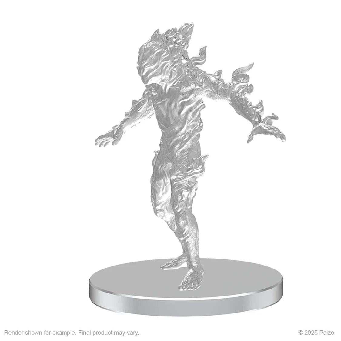 Pathfinder Battles Deep Cuts Unpainted Miniatures: Living Landslide & Living Wildfire 2 - Tabletop Gaming