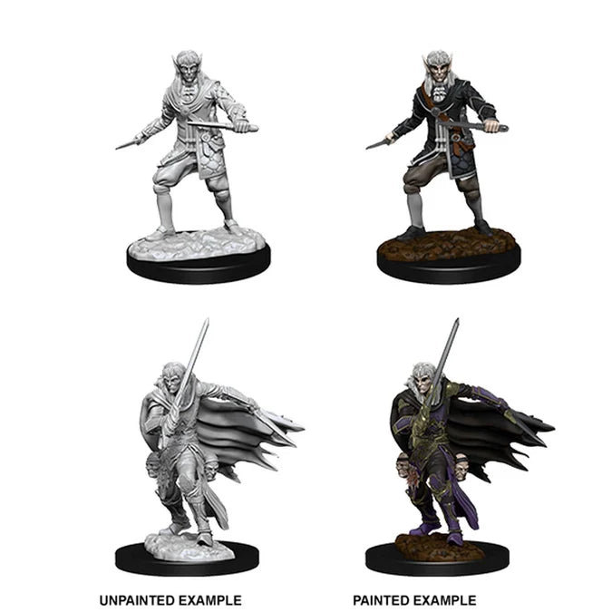 Pathfinder Deep Cuts Unpainted Miniatures: Male Elf Rogue - Tabletop Gaming
