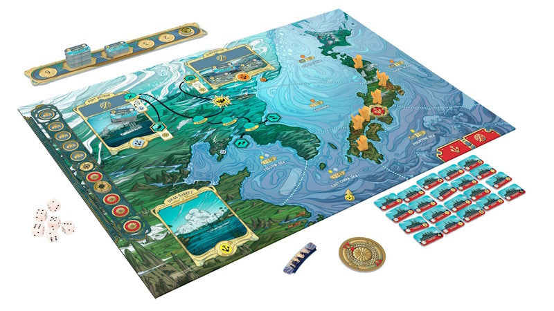 Port Arthur Board Game Contents - Tabletop Gaming