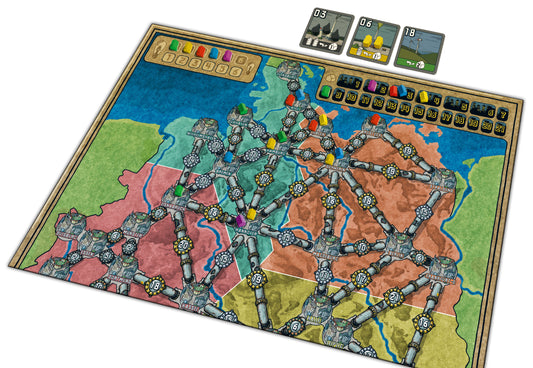 Power Grid Recharged Edition Board Game Board - Tabletop Gaming