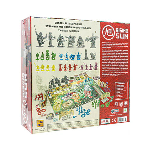 Rising Sun 2nd Edition Board Game Back - Tabletop Gaming
