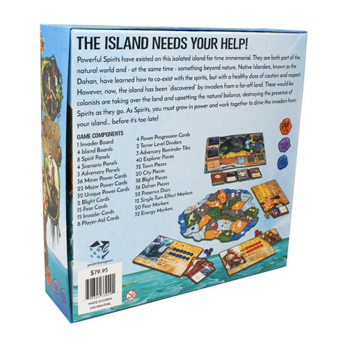 Spirit Island Board Game Back - Tabletop Gaming