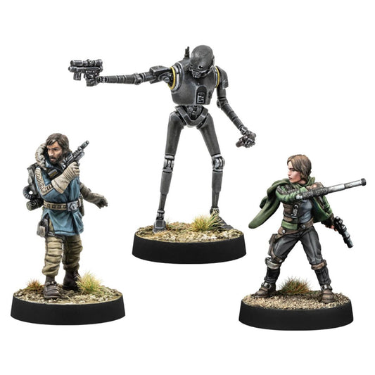 Star Wars: Legion - Cassian Andor, Jyn Erso & K-2SO- Table Top Gaming