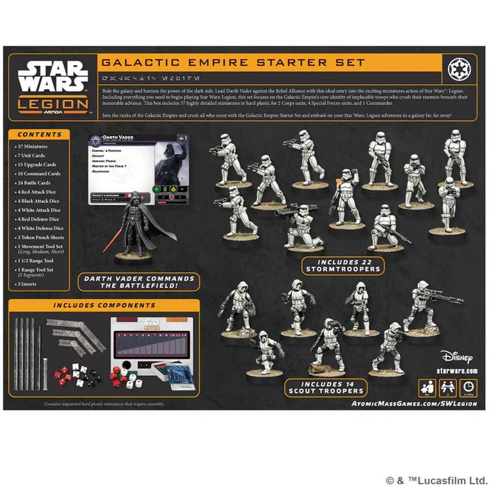 Star Wars: Legion - Galactic Empire Starter Set- Table Top Gaming