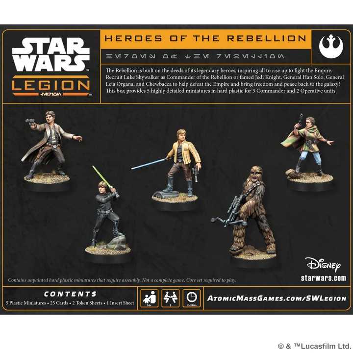 Star Wars: Legion - Heroes of the Rebellion Character Pack-Table Top Gaming