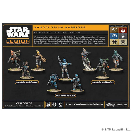 Star Wars: Legion - Mandalorian Warriors-Tabletop Gaming