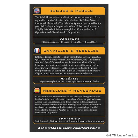 Star Wars: Legion - Rogues & Rebels Character Expansion-Tabletop Gaming
