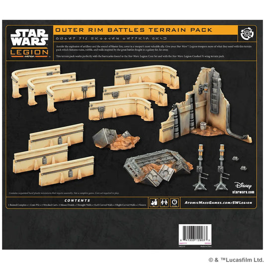 Star Wars Legion: Outer Rim Battles Terrain Pack-Table Top Gaming