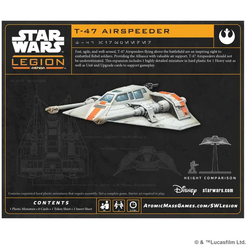 Star Wars: Legion - T-47 Airspeeder- Table Top Gaming