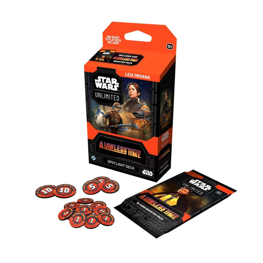 Star Wars: Unlimited - A Lawless Time Spotlight Deck Display (6) Jabba & Leia-Tabletop Gaming