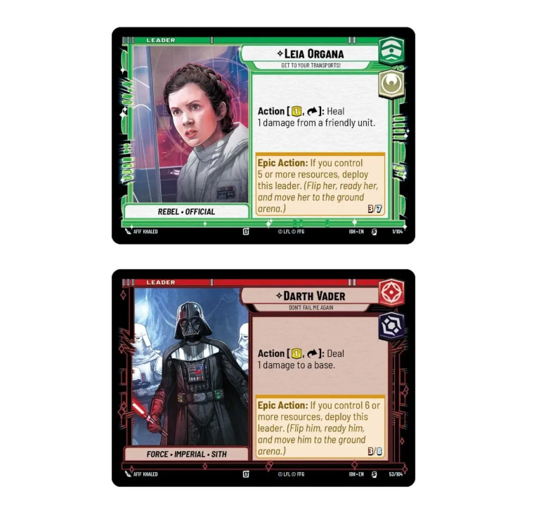 Star Wars Unlimited Intro Battle Hoth Trading Card Images - Tabletop Gaming