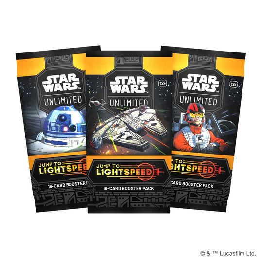 Star Wars: Unlimited Jump to Lightspeed Set 4 Booster Display (24)-Tabletop Gaming