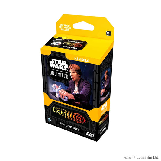 Star Wars Unlimited Spotlight Deck - Han Solo & Boba Fett - Jump to Lightspeed Set 4 Display-Tabletop Gaming