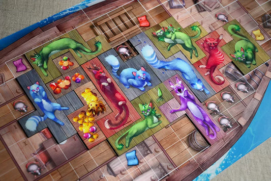 The Isle of Cats Board Game Contents - Tabletop Gaming