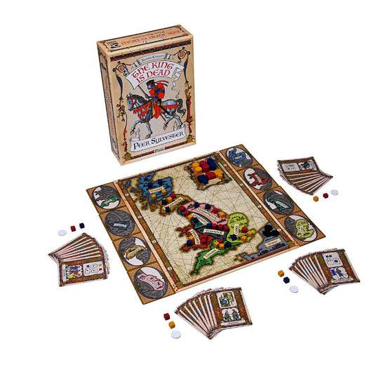 The King is Dead Second Edition Board Game Contents- Tabletop Gaming