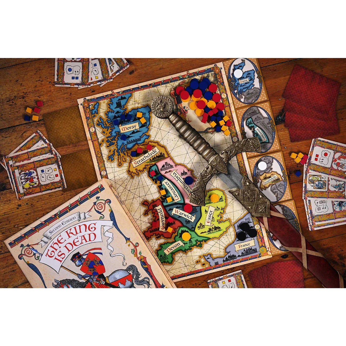 The King is Dead Second Edition Board Game Contents 2 - Tabletop Gaming