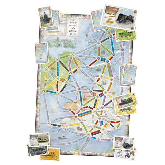 Ticket To Ride Map Collection Volume5-UnitedKingdom_Pennsylvania Contents - Tabletop Gaming